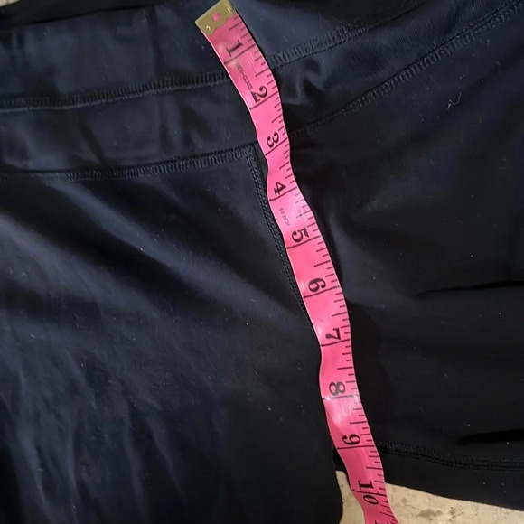 Tuff athletics black slightly flare low rise bootcut yoga pants Sz L - Picture 8 of 14